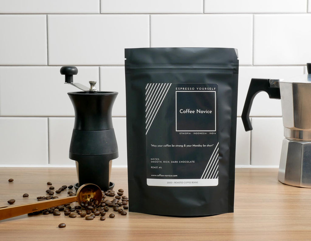 Coffee Novice speciality coffee blend espresso yourself 