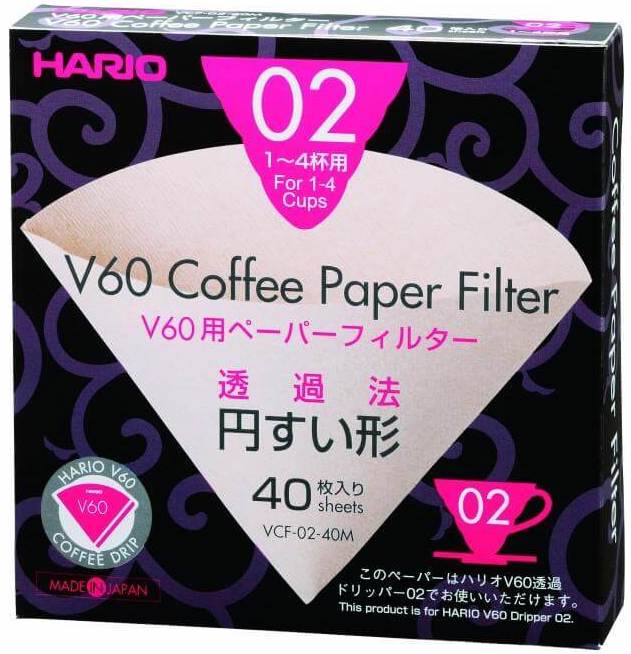 Coffee Novice coffee accessories hario V60 filer papers size 2 pack of 40 