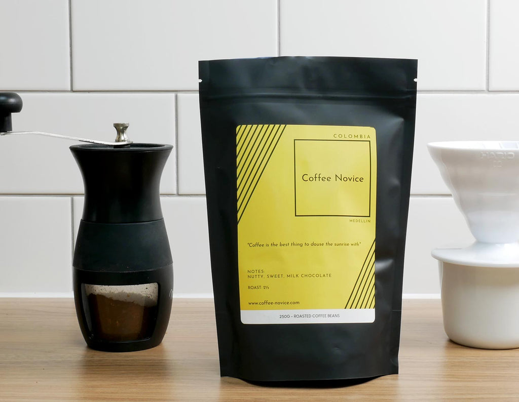 Colombia single origin coffee beans – smooth, nutty flavour with milk chocolate notes.