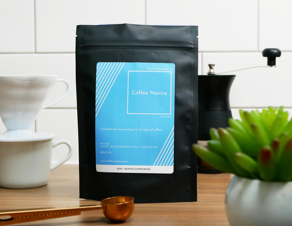 Guatemala single origin coffee beans – rich, full-bodied with chocolate and blackberry notes.